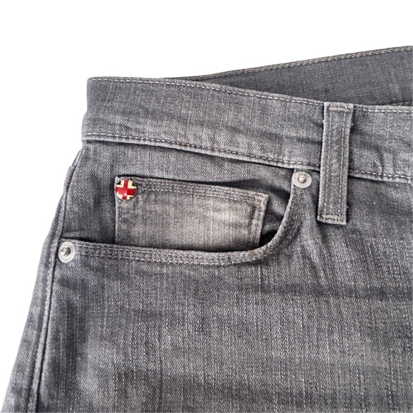 HUDSON Krista Super Skinny Jeans 5-Pocket Dungaree Denim Pants Mid-rise, Grey - Picture 7 of 13